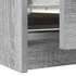 Kép 10/11 - Szürke sonoma színű szerelt fa TV-szekrény 100x35x54 cm