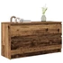 Kép 4/11 - Antik fa színű szerelt fa TV-szekrény 100x35x54 cm