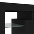 Kép 11/11 - Fekete tölgy szerelt fa TV-szekrény LED-ekkel 140x36,5x40 cm