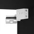 Kép 11/11 - TV Fali Szekrény 2 pcs Musta tammi 100 x 30 x 30 cm Faanyag