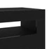 Kép 9/9 - LED-es fekete tölgy TV szekrény 90x35x40 cm szerelt fából