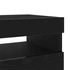 Kép 9/11 - Tévé Szekrény LED Fényekkel Fekete Tölgy 100x35x40 cm Műanyag Fa