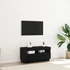 Kép 1/5 - LED világításos TV szekrény - Fekete tölgy, 80x35x40 cm, Mérnöki fa