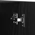 Kép 11/11 - Fali TV szekrények 2 db Fekete Tölgy 30,5x30x90 cm Műanyag