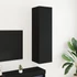 Kép 1/11 - TV Szekrény Fekete Tölgy 30,5x30x110 cm Készített Fa