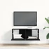 Kép 4/10 - TV faliszekrények (2 db) - Fekete tölgy, 80x30x30 cm, MDF-ből készült