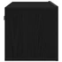 Kép 8/10 - TV faliszekrények (2 db) - Fekete tölgy, 80x30x30 cm, MDF-ből készült