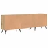 Kép 8/11 - TV szekrény polcokkal tárolóval ajtóval kézműves tölgy 150 x 30 x 50 cm Faanyag