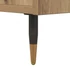 Kép 10/11 - TV szekrény polcokkal tárolóval ajtóval kézműves tölgy 150 x 30 x 50 cm Faanyag