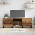 Kép 4/11 - TV szekrény polcokkal tárolóval ajtóval 150 x 30 x 50 cm Faanyag