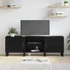 Kép 4/11 - TV szekrény polcokkal tárolóval ajtóval 150 x 30 x 50 cm Faanyag