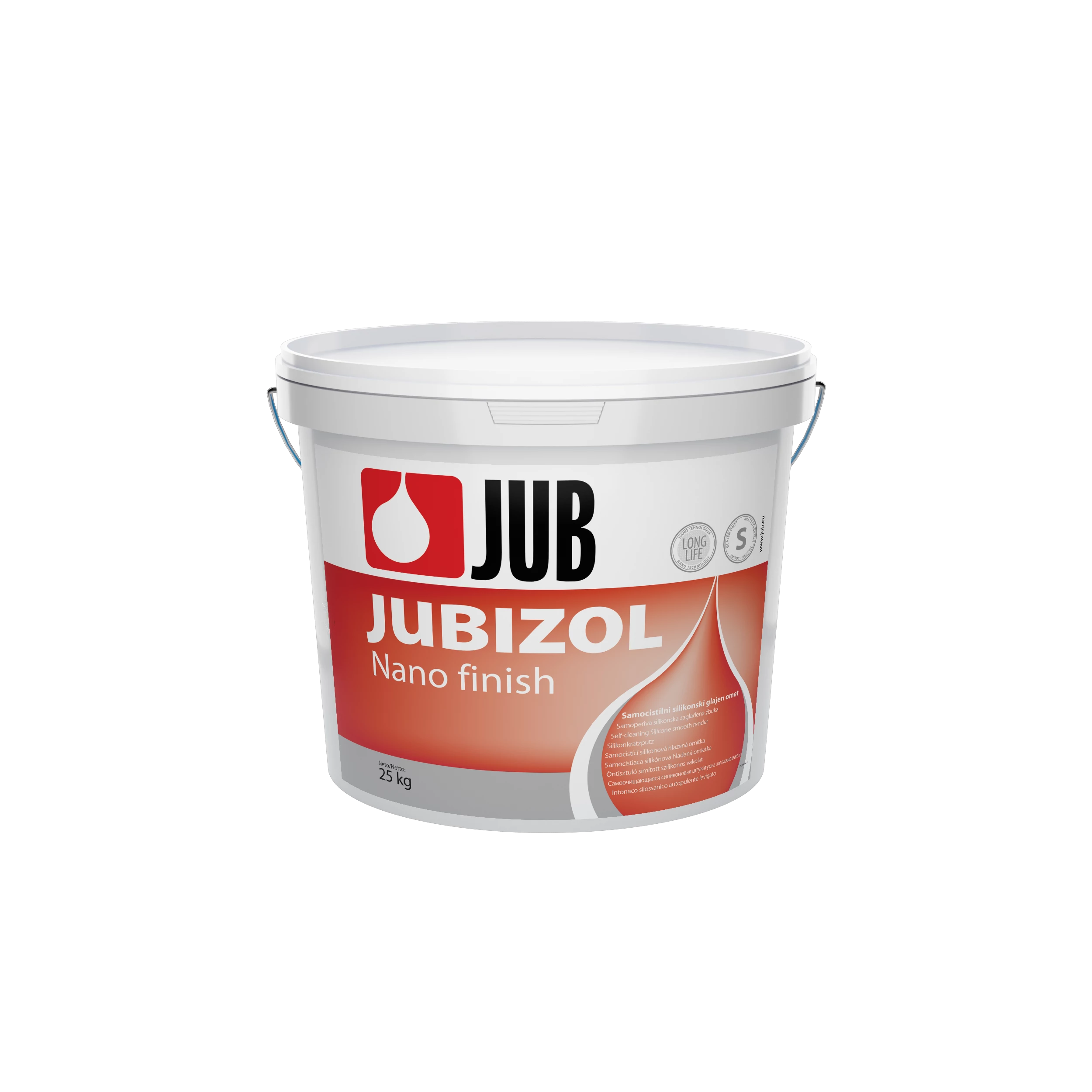 JUBIZOL Nano finish S - 1.5 mm - 25 kg (Öntisztuló szilikonos simított vakolat)