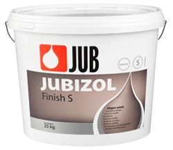 JUBIZOL Finish S - 1,0 mm - 25 kg (Sziloxános vakolat spalettákhoz)