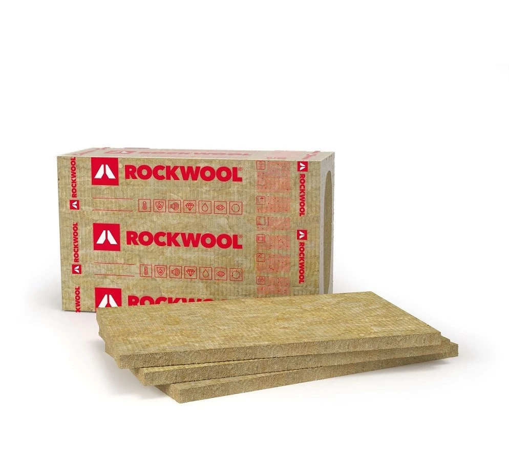 ROCKWOOL - FRONTROCK S, Egyrétegű (homogén) vakolható homlokzati hőszigetelő lemez - 100x60x2 cm