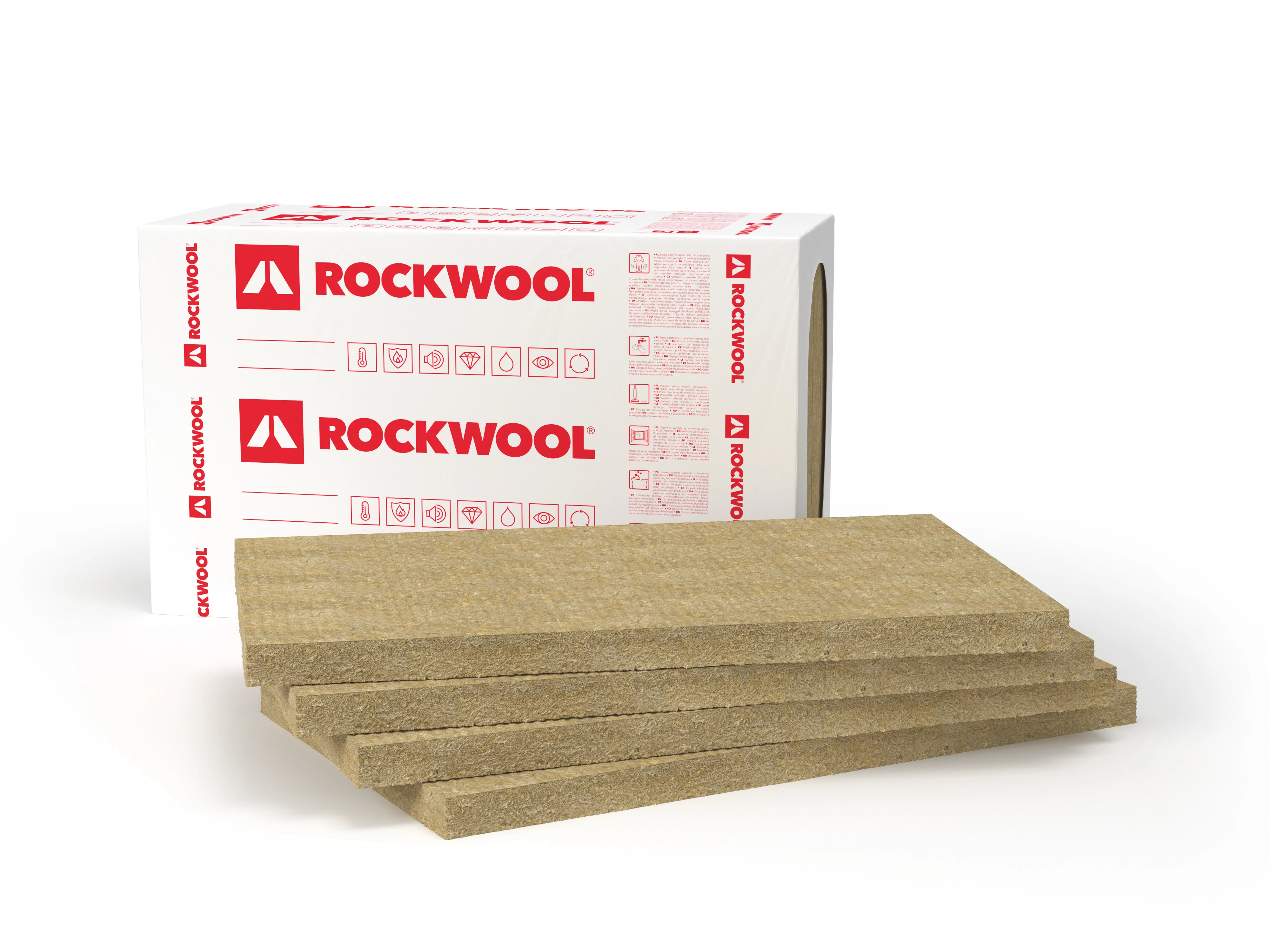 ROCKWOOL - Airrock ND, Gipszkarton válaszfalakba, zárt álmennyezetek fölé - 100x60x14 cm