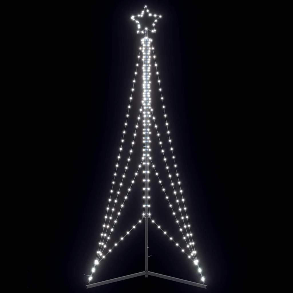 Hideg fehér LED karácsonyfa 483 LED 240 cm