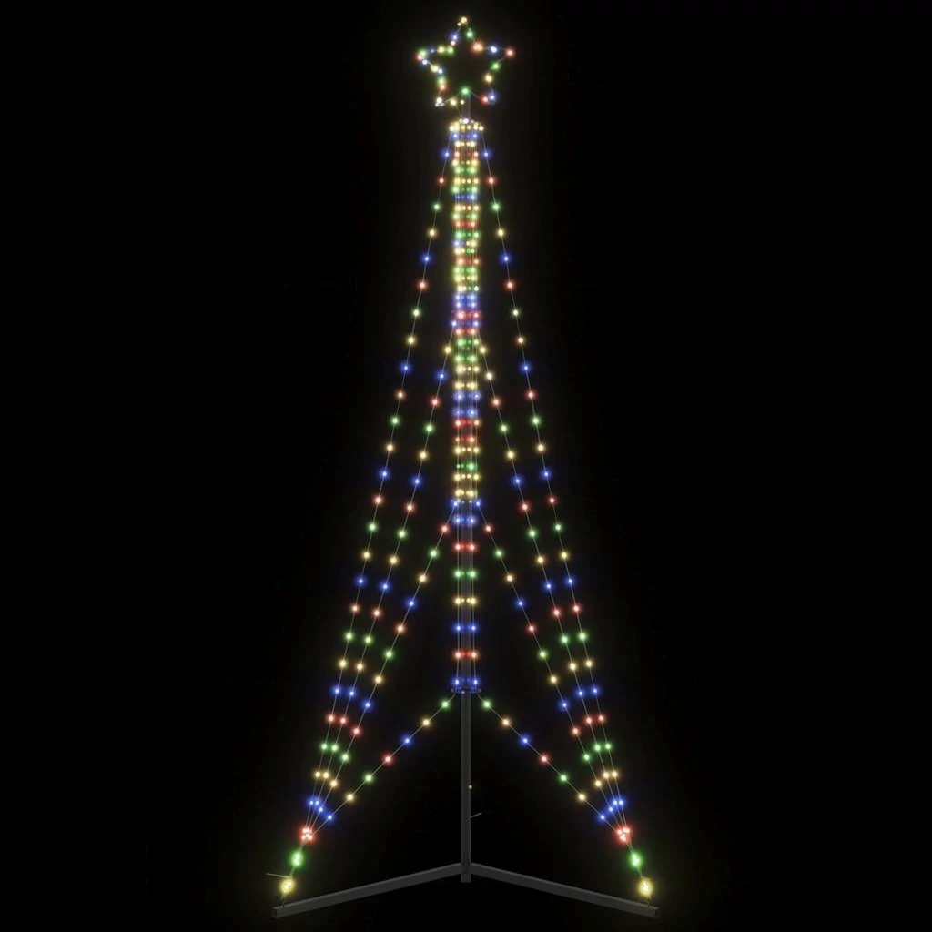 Színes LED karácsonyfa 483 LED 240 cm