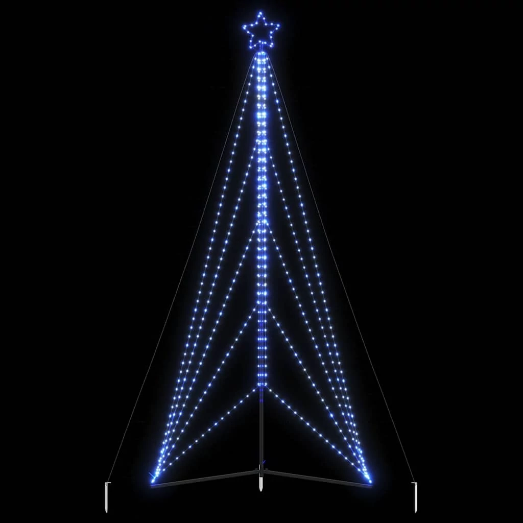 Kék LED karácsonyfa 615 LED 404,5 cm