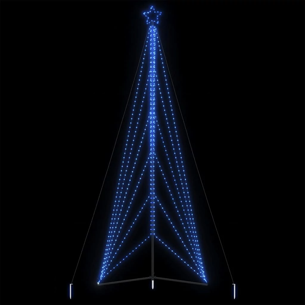 Kék LED karácsonyfa 861 LED 478 cm