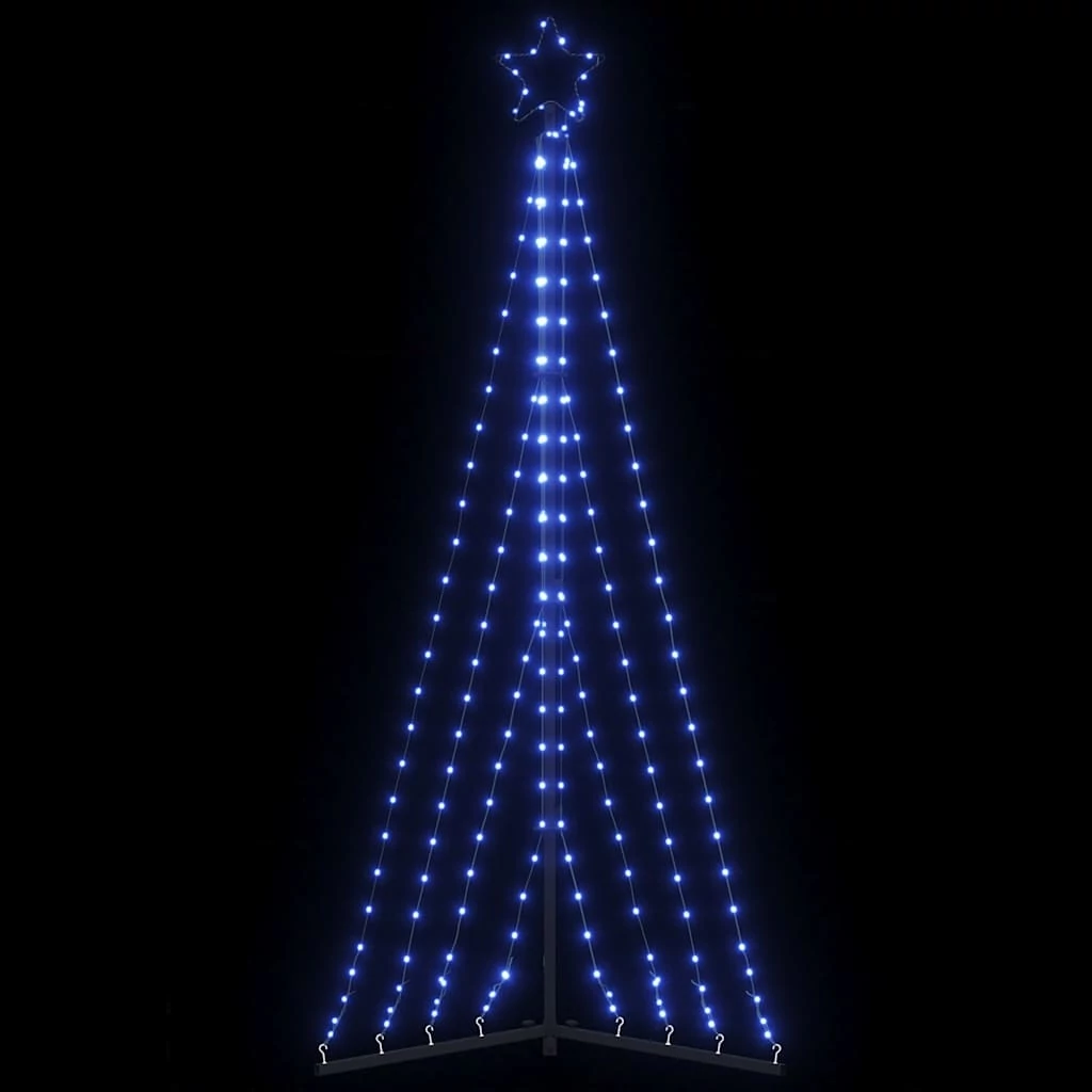 Kék LED karácsonyfa 339 LED 187 cm