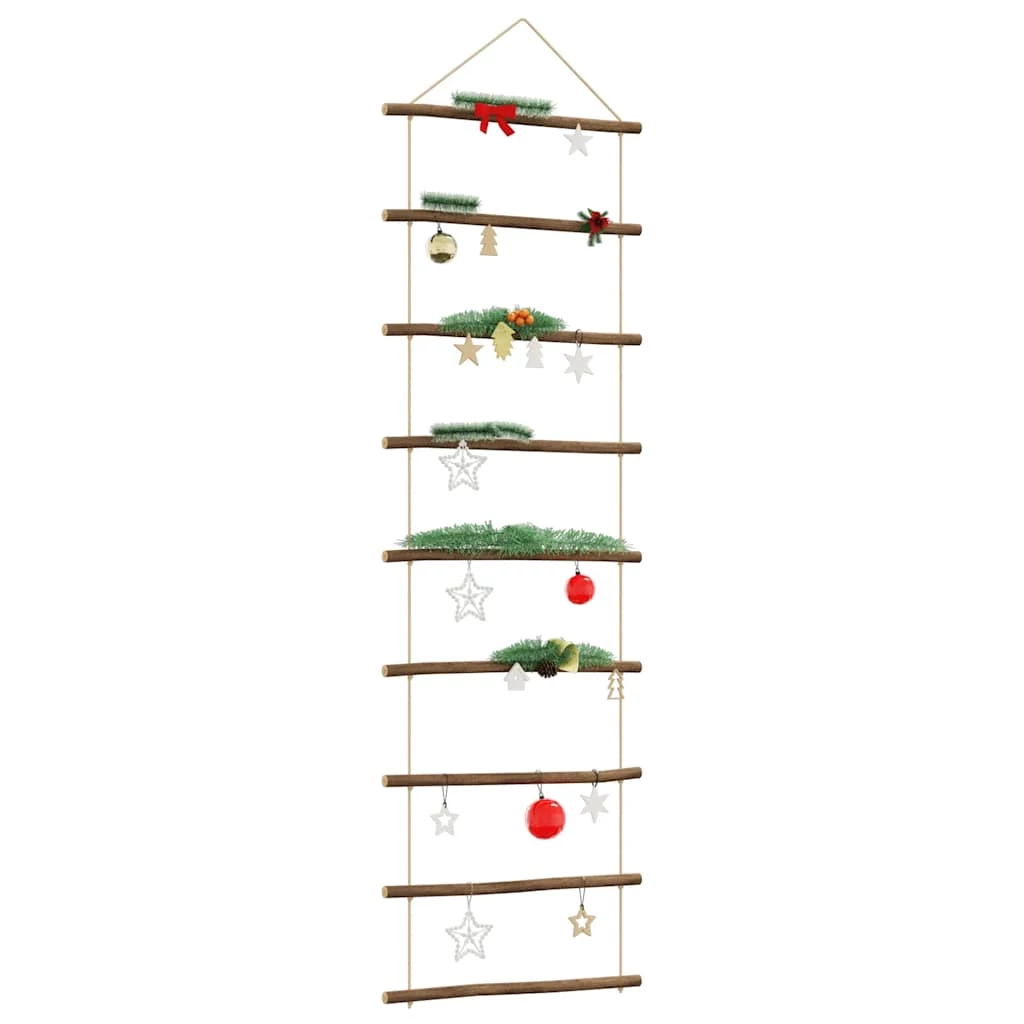 Fali dekorációs létra formájú 50x150 cm Természetes ág