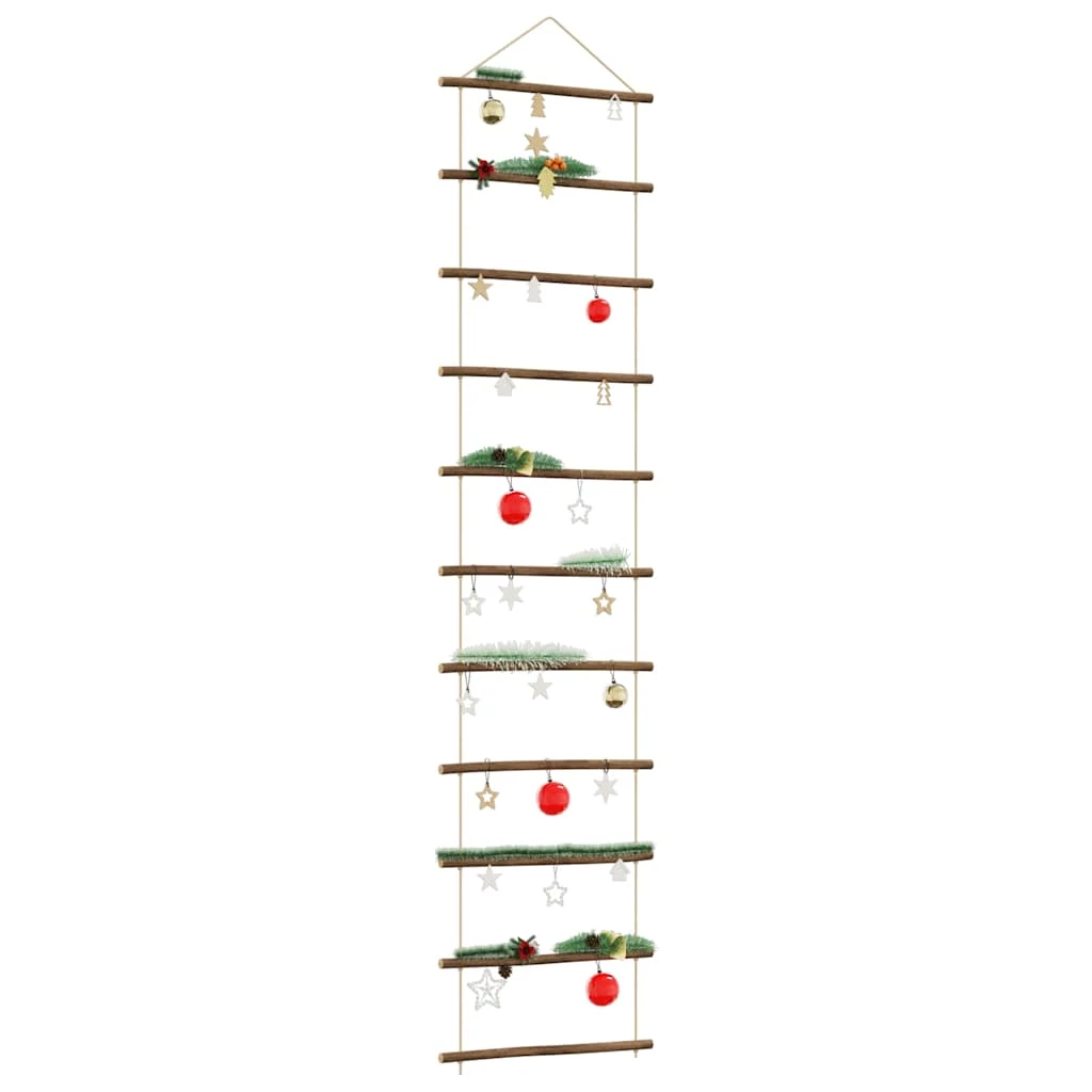 Fali dekorációs létra formájú 50x200 cm Természetes ág